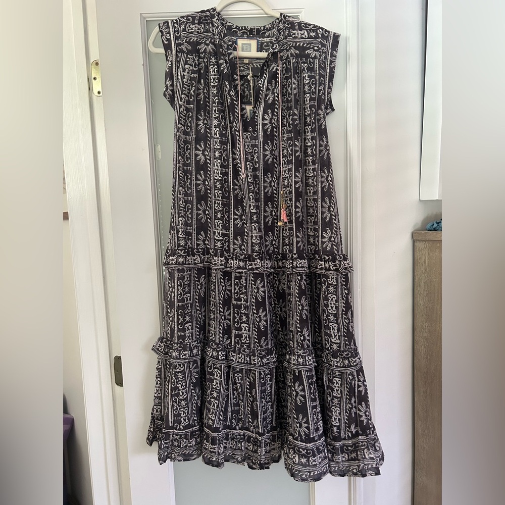 Bell indigo dress